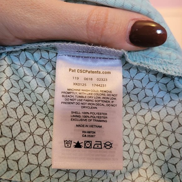 Columbia Light Hooded Windbreaker - baby blue, Women's Davis Path Omni-Wick - Picture 13 of 13